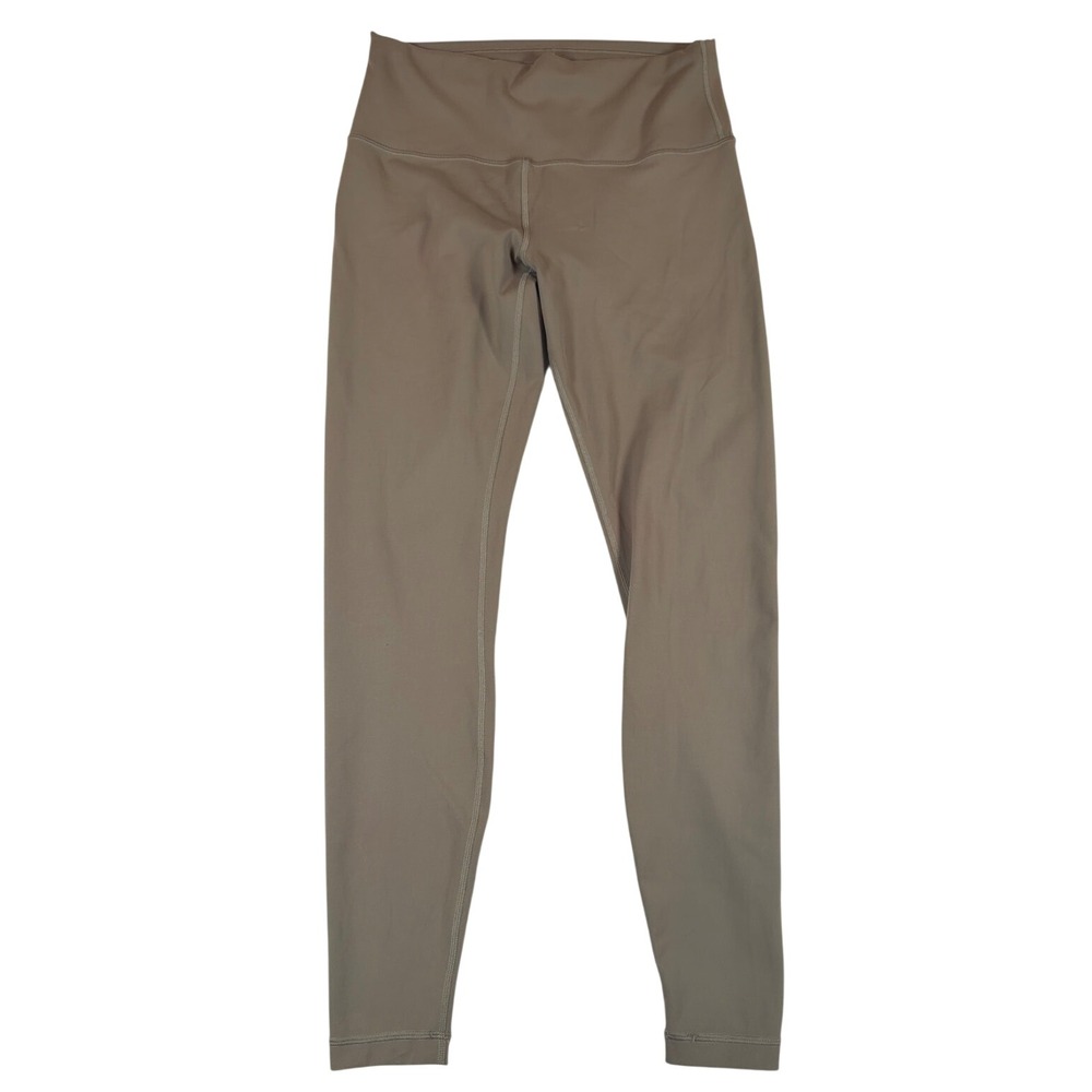 Lululemon Wunder Train High-Rise Tight Everlux Taupe Brown LW5DJ0S Size 10